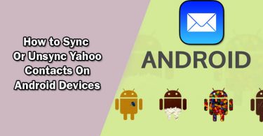 sync Yahoo contact with android
