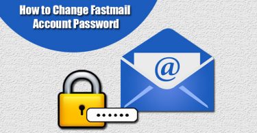 change Fastmail password