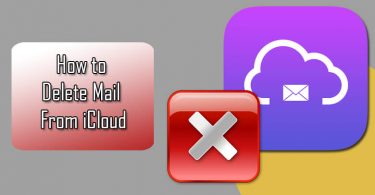 delete mails from iCloud