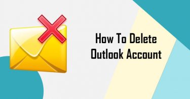 delete Outlook account