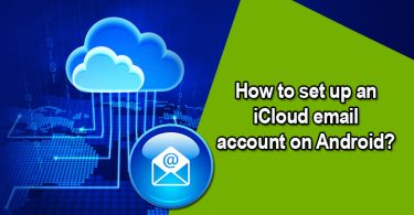 setup an icloud email on android