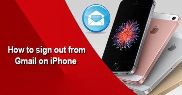 log out Gmail from iPhone