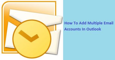 how to open two email accounts in outlook