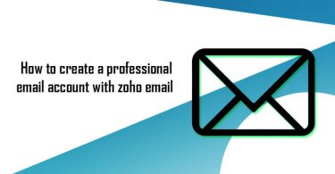create new zoho email account