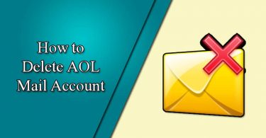 delete aol email account
