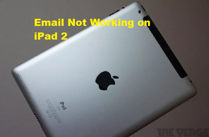 email not working ipad 2