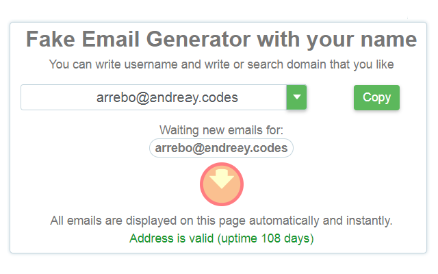 free to use random email generator