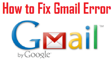 gmail account error