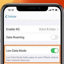 low data usage iphone