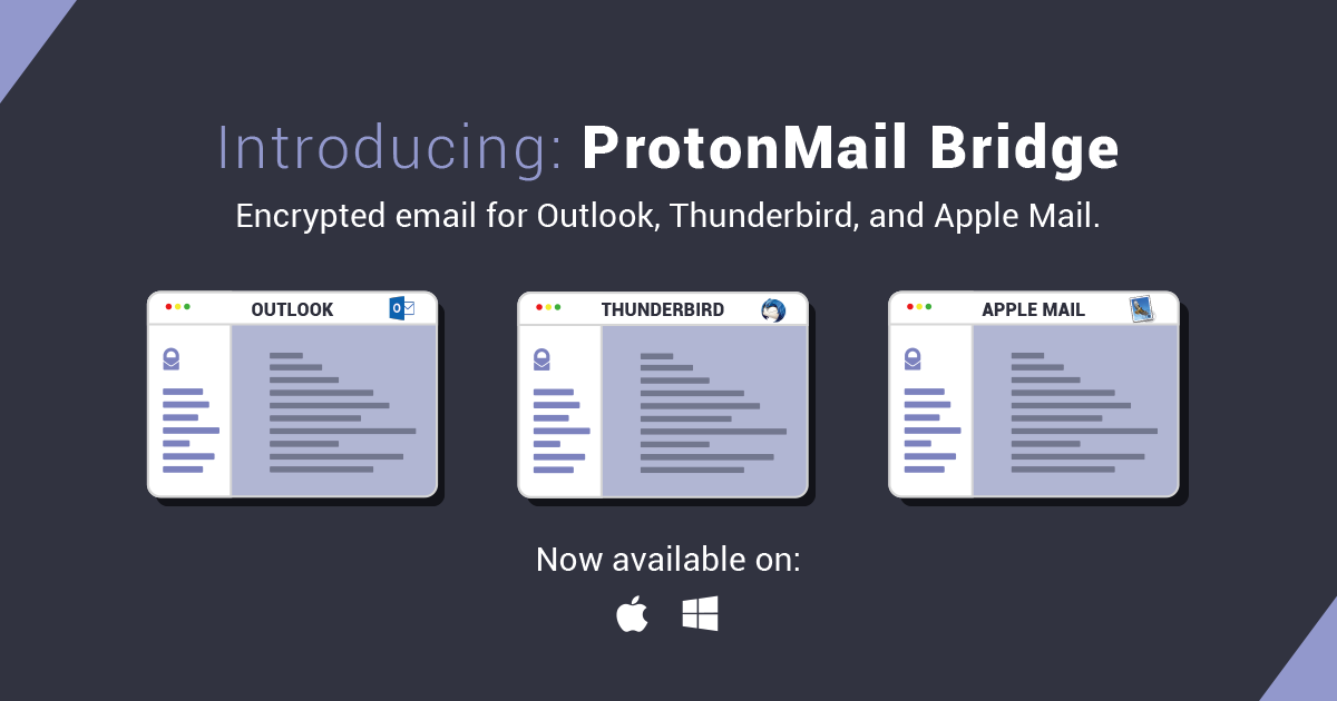 ProtonMail Thunderbird Configuration