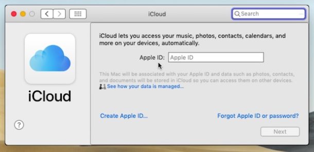 remove iCloud from MAC