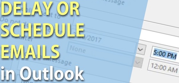 Schedule An Email in Outlook