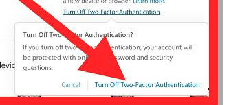 turn off iPhone authentication